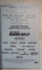 Radio Golf Cast Signed Playbill April 2007 Harry Lennix Broadway August Wilson