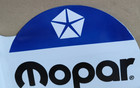Mopar Porcelain Enamel Sign  19 5 X 17 Inches 2 Sided