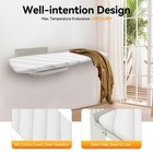 Wall Mount Retractable Foldable Ironing Board 180 Rotation Heat Resistant Cover