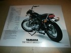 Original  1981 Yamaha Xs650 Special Ii Motorcycle Sales Brochure