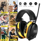 Wireless Bluetooth Headphones Fm Radio Headphone Ear Earmuffs For Mowing Work