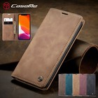 Magnetic Wallet Case For Iphone 16 15 14 13 12 Pro Max Flip Leather Card Cover