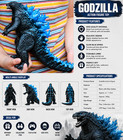 16cm Godzilla Action Figure Toy Blue Spikes Monster Collectible No Box