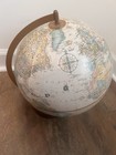 Vintage Replogle Globemaster 12 Inch Globe Metal Base Made In Usa