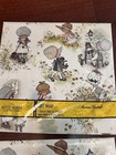 Holly Hobbie Vintage Gift Wrap Package Lot Set Of 4 Christmas American Greetings