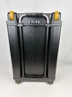 Military Aerospace Fiberglass Transit Case W  Dual Valves Wheels 22 5  Rare