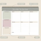Weekly To Do List Notepad  Undated Planner With 52 Sheets   Desk Accessories And
