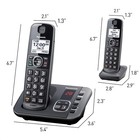 New Panasonic Kx-tgf973b Link2cell Bluetooth Cordless Phone 3 Handsets