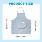 1 Pcs Stripes Apron For Women  Waterproof Kitchen Cooking Apron