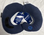 Bcozzy Neck Pillow Small Blue For Travel Double Support To Head Neck New