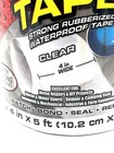  2  Flex Tape Strong Rubberized Waterproof Tape 4   x 5    Bond Seal Clear Unopened