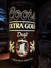 Rare Vintage Everbrite Coors Extra Gold  Beer Can Light Up Sign 80   s 27    Works 