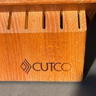 Cutco Ultimate Wood Knife Block 32 Slot Knife Holder Cherry Finish Made In Usa