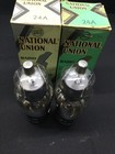 Nos Pair National Union 24a Vintage Radio Vacuum Tubes Tested S 9130