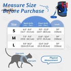 Rabbitgoo Cat Harness   Leash Set Escape Proof Adjustable Reflective Vest Blue M