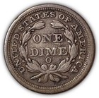 1853-o Arrows Seated Liberty Silver Dime Near Extremely Fine Xf Coin  5981