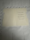 Vintage Uncle Christmas Card Greeting Card With Envelope Santa Sled Toys