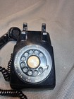 Vtg 1960 swestern Electric Rotary Dial Desk Telephone Black C d 500 Untested  27