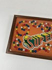 Superbucky Pinball Casino Slot Machine Belly Glass Framed     9 X 21 Art Painting