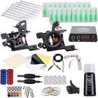 Traditional Pro Complete Tattoo Kit - Two Machines Gun Easy Use Color Ink Pow   