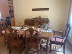 Antique Dining Room Table With 6 Chairs