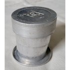 Antique 1908 Knox Magic Collapsible Pocket Cup Tin Metal Travel Victorian Vtg