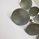 Lot Of 12 Mid Century Drawer Pulls Vintage Dresser Knobs Circular Concave Metal
