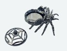 Silver Metal Spider Incense Burner dark Academia gothic nwt