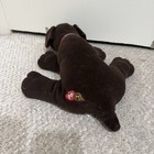 Vintage Pound Puppies Plush Toy Floppy Puppy Stuffed Animal Tonka 1985 Brown