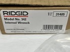 New Ridgid 31405 342 Internal Wrench 4 1 2   1  - 2  Pipe Capacity  15 8 Lbs