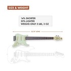 Traveler Guitar Travelcaster Deluxe Electric Guitar  olympic White 