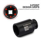 Casoman 6-point 1 2-inch Drive Deep Impact Socket- 1-5 16  sae   Cr-mo  1 2-inch