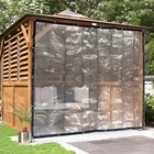 8 10ft Clear Pvc Tarp Heavy Duty Transparent Tarpaulin Waterproof Sunshade Tent
