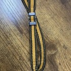 Nikon An-6y Yellow   Black Vintage Camera Neck Strap W  Metal Buckles Nikon An-6