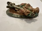 Hubley Vintage Cast Iron Door Knocker Flower Bouquet Pattern