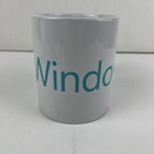 Microsoft Windows 20 Oz Ceramic Coffee Mug White Aqua Logo   Letters