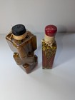 Vtg Decorative Chili Pepper Glass Jars Infused Vinegar Bottle Kitchen Decor  2 