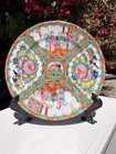 Antique Famille Rose Medallion Hand Painted Porcelain Plate 8 1 2   