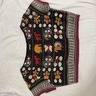 Tina Leser Vintage Croptop Size S Africa Sari-inspiredunique Pattern 