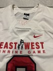 East   West  Shrine Bowl Game Worn used Team Issued Jersey