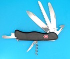 Victorinox Fireman Black Swiss Army Knife Multi Tool  With Original Slide-lock 