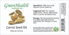 Greenhealth Carrot Seed Essential Oil 100  Pure Many Sizes Free Shipping