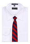 Boy s - Youth Red And Navy School College Striped Necktie  - Nwt