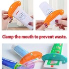 4x Plastic Tube Squeezer Toothpaste Dispenser Holder Rolling Bathroom Extract