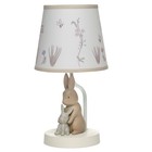 Lambs   Ivy Signature Bunny Hop Hand-painted Resin Rabbits Lamp With Shade