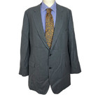 Brooks Brothers Suit 2 Piece Stretch Gray Jacket 42l 2 Button Pants 35x30   