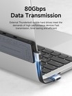 Hagibis 0 33ft 90 Degree Usb4 Cable  80gbps Data Transfer  10 06 Cm  Grey