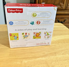 New Fisher-price Wood Puzzle Blocks Animals 4 Sides Of Puzzle Play