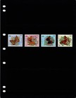 5 70 Scott Value  - 1991 Algeria Butterflies North African Cv Mnh Nh Umm