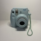 Fujifilm Instax Mini 8 Instant Film Camera With Carrying Case   Lens Blue Tested